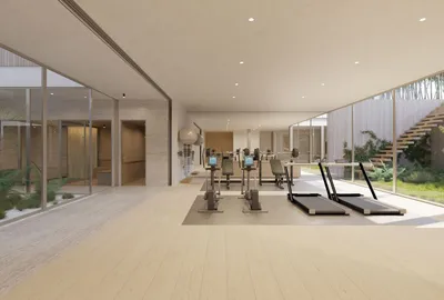 620 Adelaide Drive, Santa Monica, CA: Gym (rendering)