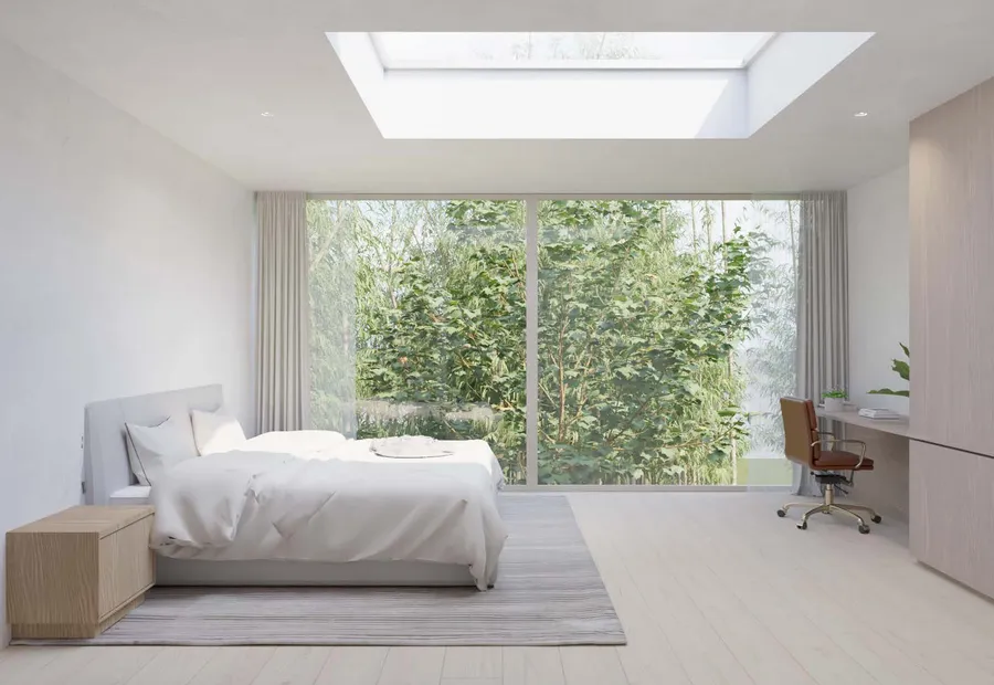 620 Adelaide Drive, Santa Monica, CA: ADU bedroom (rendering)